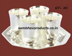 Manufacturers Exporters and Wholesale Suppliers of Octagon Tray 4 Disco Glass Set Bengaluru Karnataka